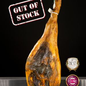 Pata de jamón 50% ibérico de cebo precinto blanco