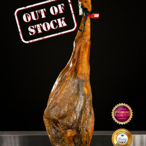 Pata de jamón 50% iberico bellota precinto rojo
