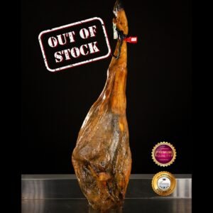 Pata de jamón 50% iberico bellota precinto rojo