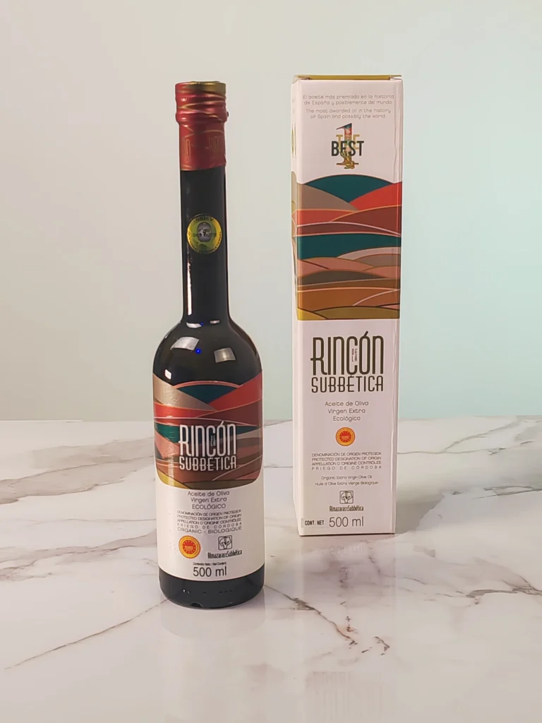 Aceite de Oliva Extra Virgen Rincón de la Subbética 500 ml D.O. Priego de Córdoba.