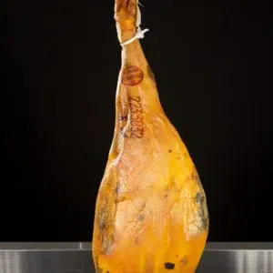 Pata de jamón 50% ibérico de cebo precinto blanco