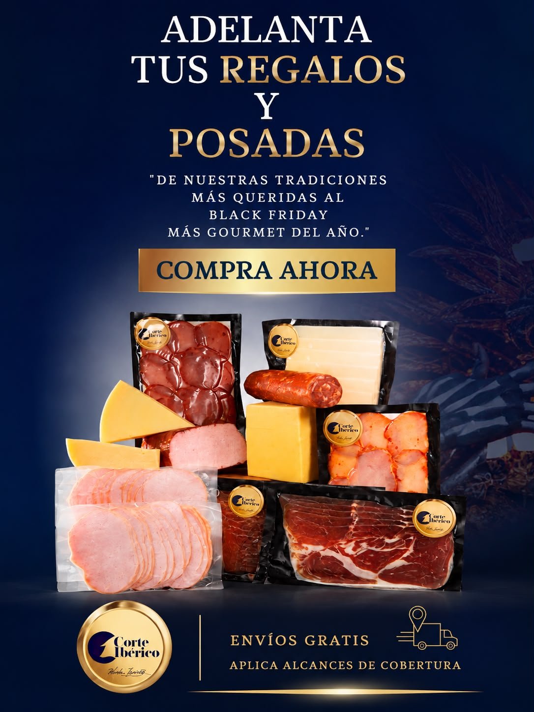 Regalos gourmet y posadas Corte Ibérico