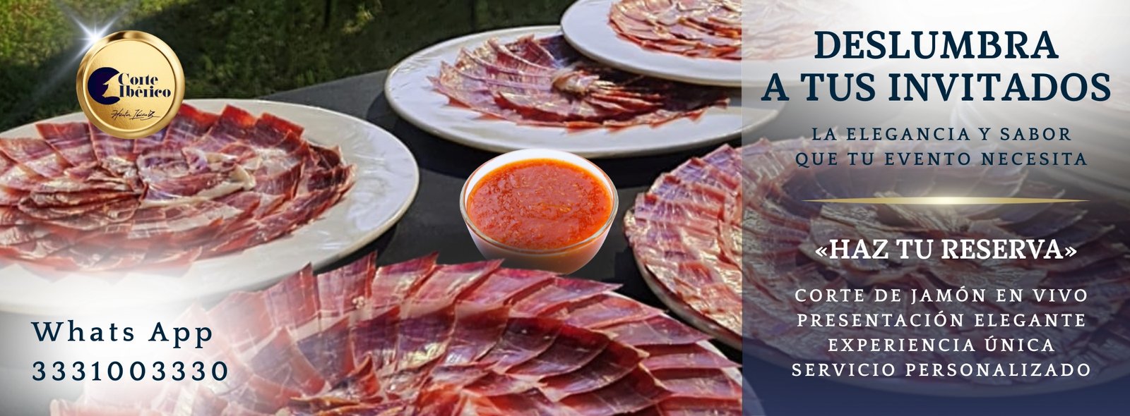 Deslumbra a tus invitados con Corte Ibérico